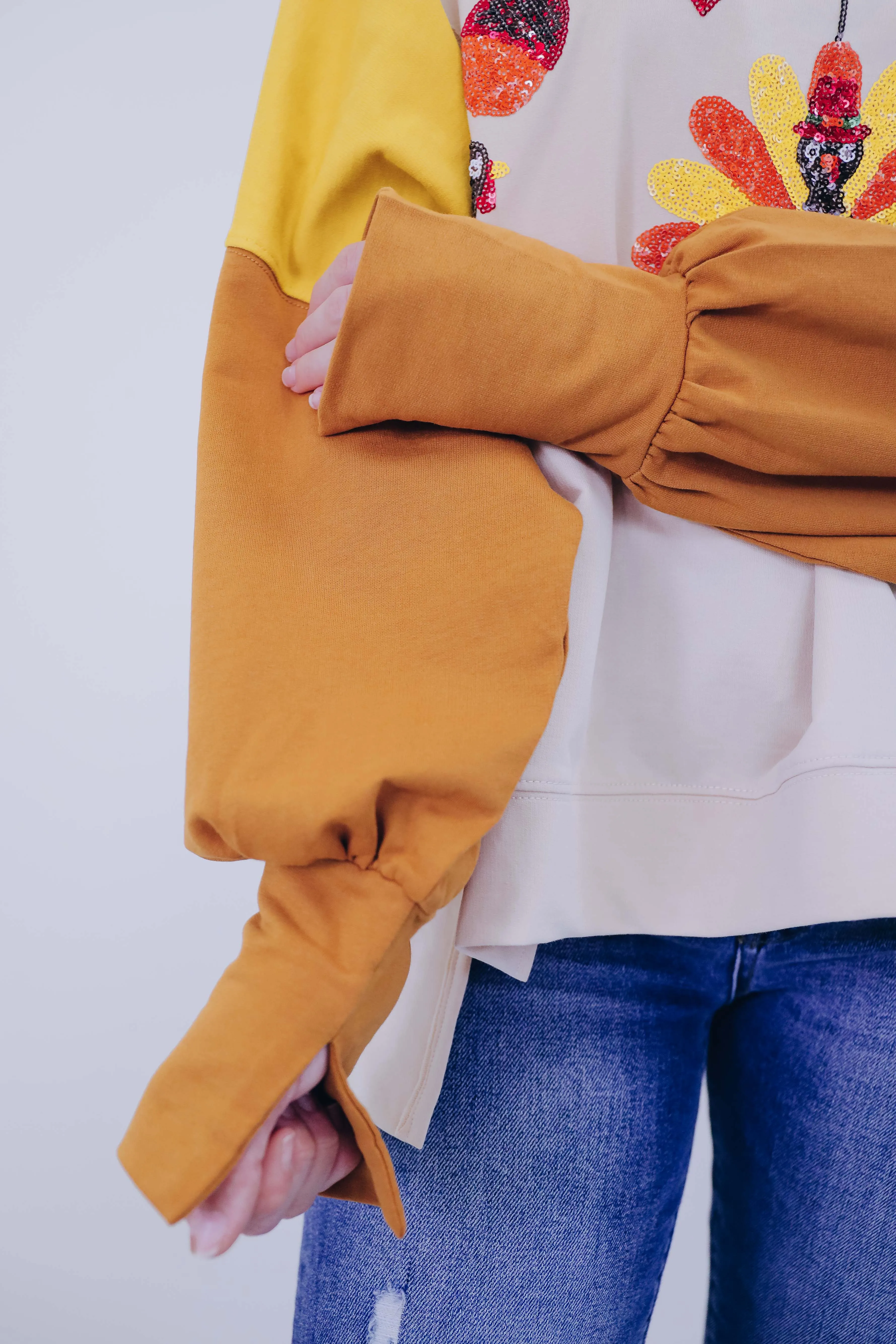 ***Fall I Want Is You Sequin Sweatshirt SAMPLE