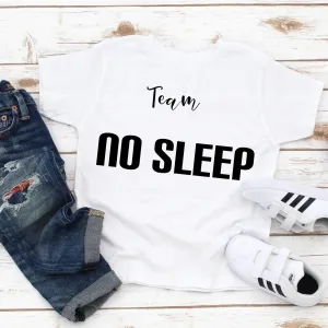 Father Son Matching Shirts,Matching Shirts for Dad and Son, Father Daughter Matching, Team No Sleep Dad and Baby Tee, Matching Family Shirt