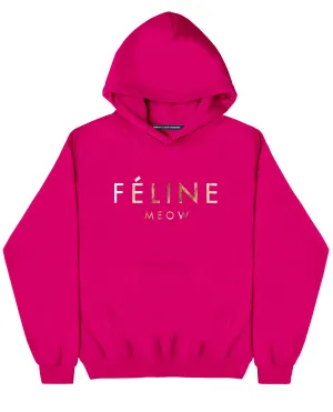FELINE GOLD FOIL HOODIE