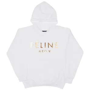 FELINE GOLD FOIL HOODIE