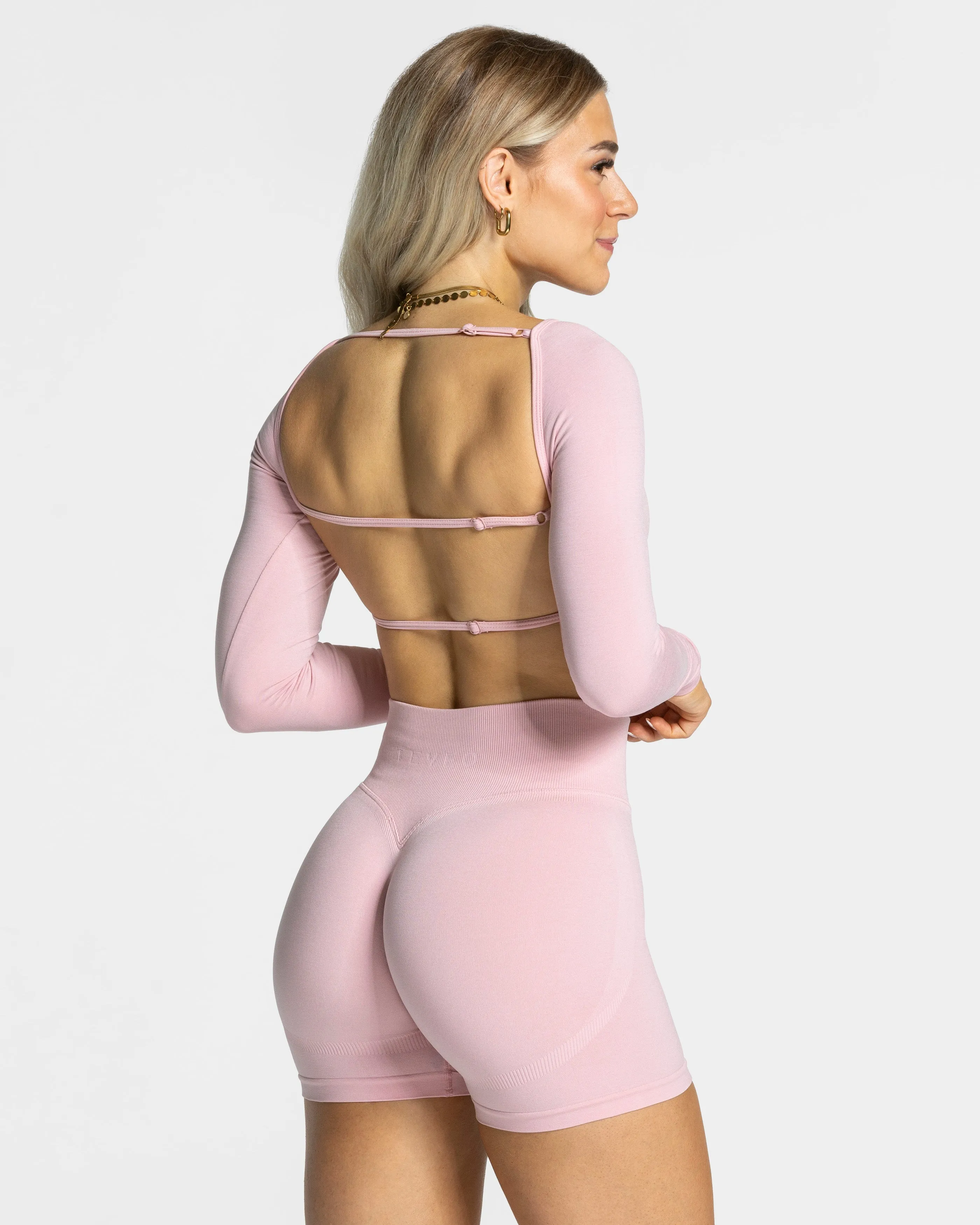 Femme Backless Longsleeve "Rosa"