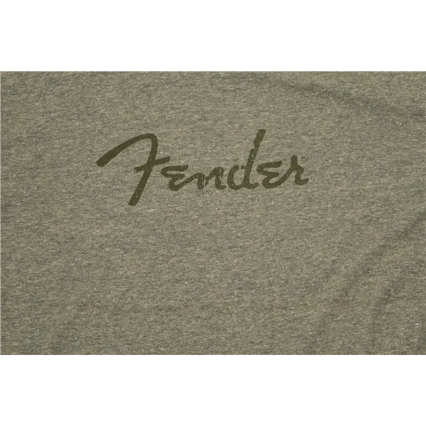 Fender Distressed Logo Premium T-Shirt, Olive Heather, XL