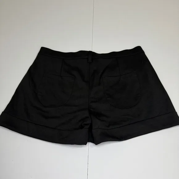 Fiorucci Black High-Rise Tailored Shorts Size IT 44 / US 30 | Made in Italy