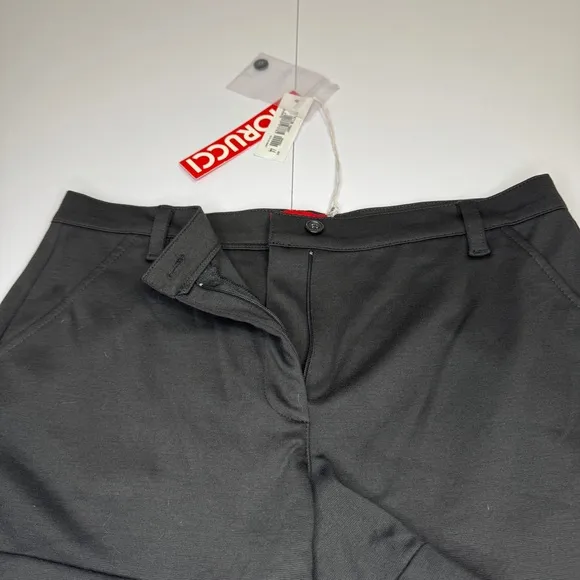 Fiorucci Black High-Rise Tailored Shorts Size IT 44 / US 30 | Made in Italy