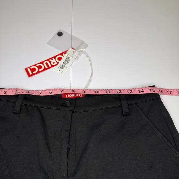 Fiorucci Black High-Rise Tailored Shorts Size IT 44 / US 30 | Made in Italy