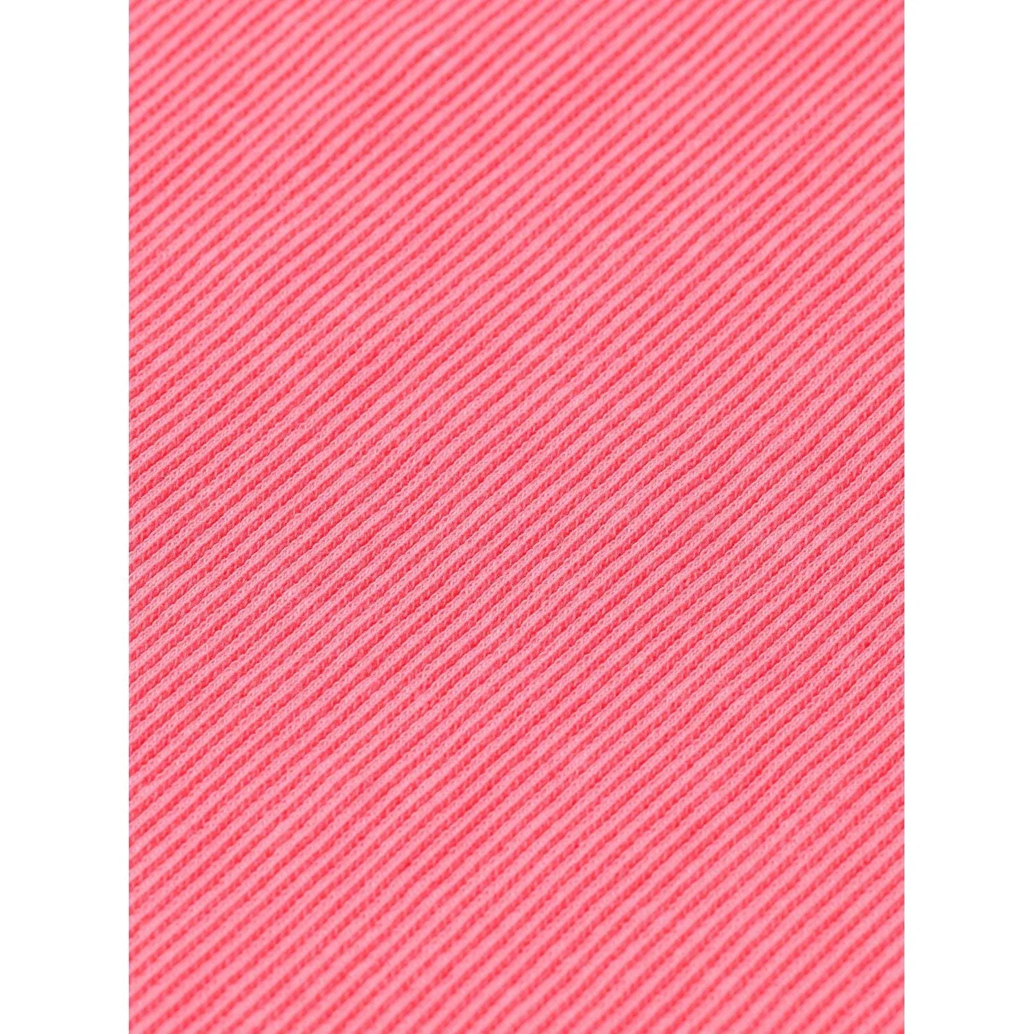 Fitted Ribbed Tank Top - Neon Pink