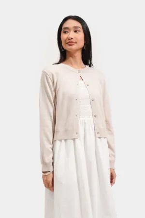 Flat Knit Cardigan