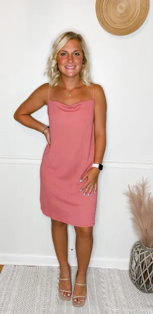 Flattering Times Mauve Dress