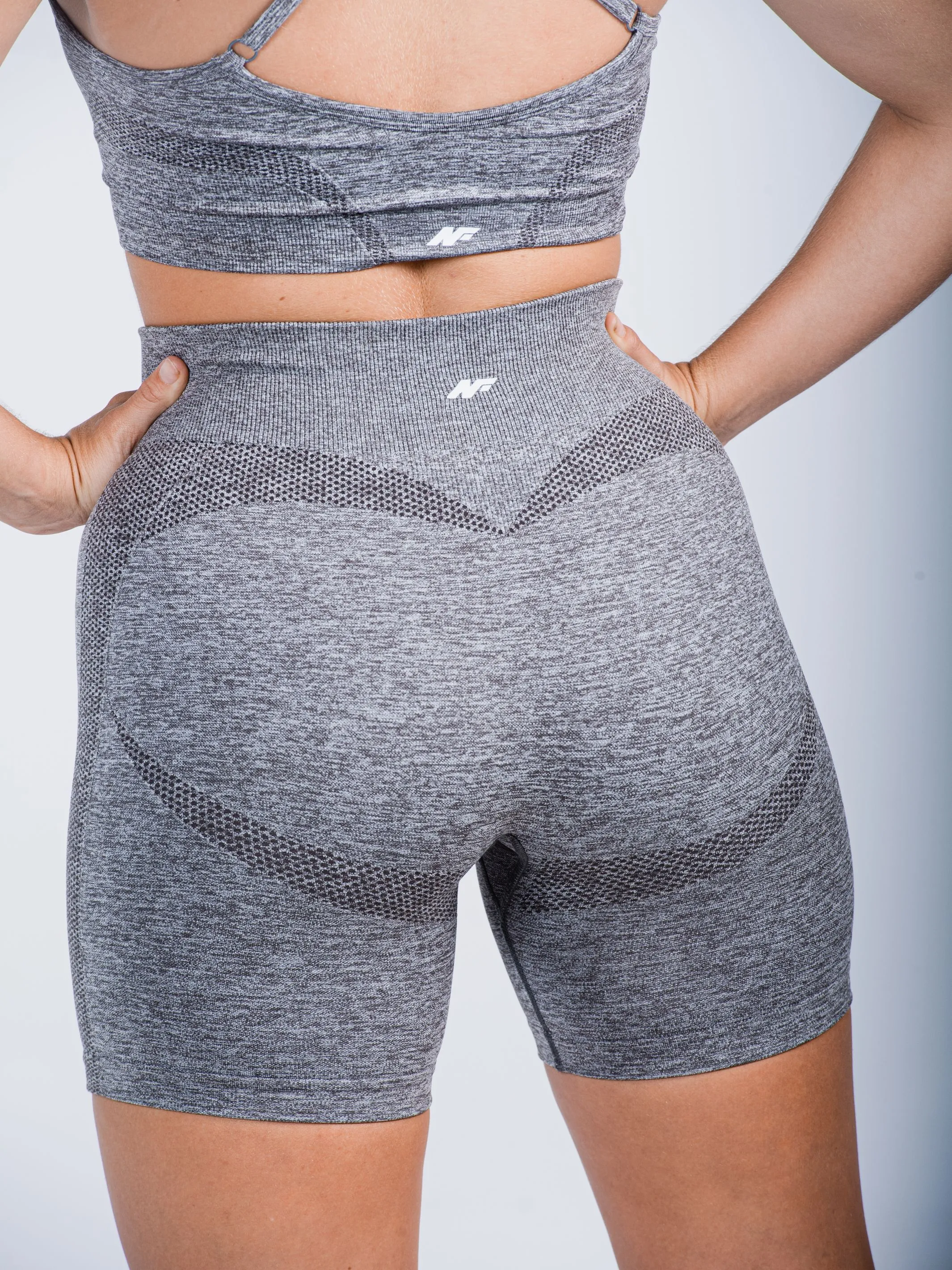 Flex Seamless Cycling Shorts - Coal