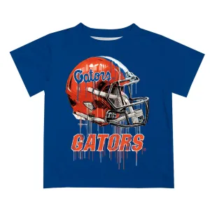 Florida Gators Dripping Football Helmet T-Shirt