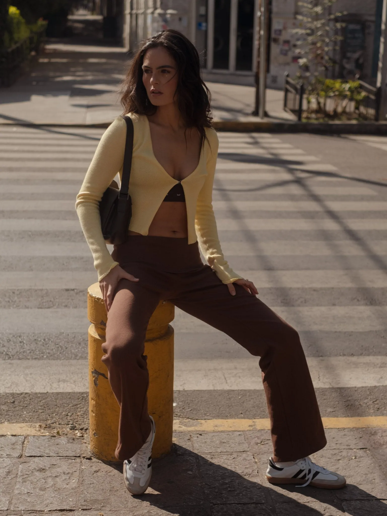 FOLDED LOUNGE PANT - ESPRESSO