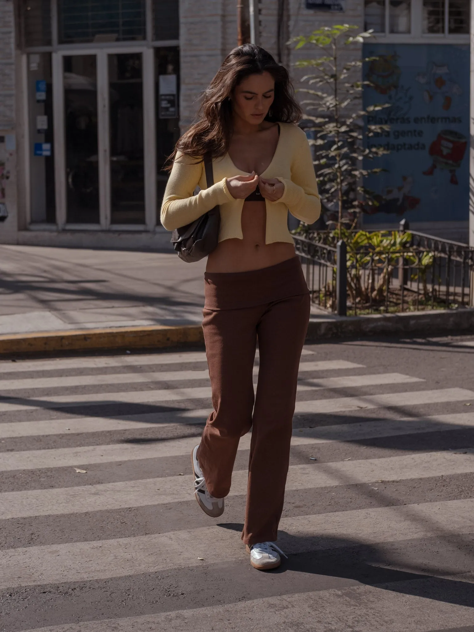 FOLDED LOUNGE PANT - ESPRESSO