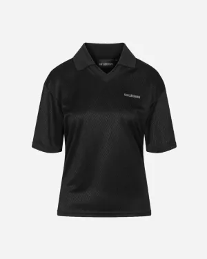 Football Fitted Tee Short Sleeve - Black
