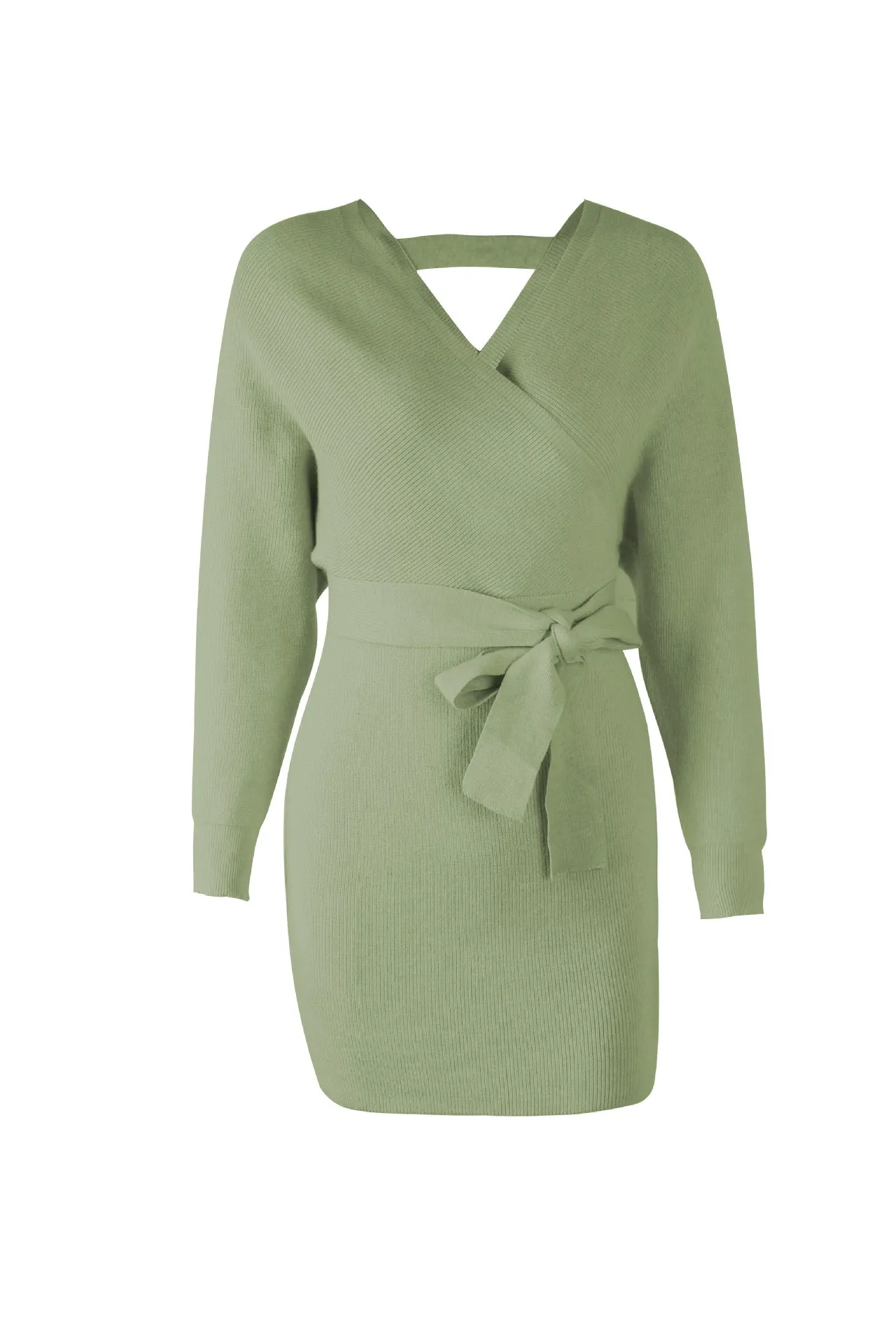 FOURBASIX Essential Knit Sweater Dress