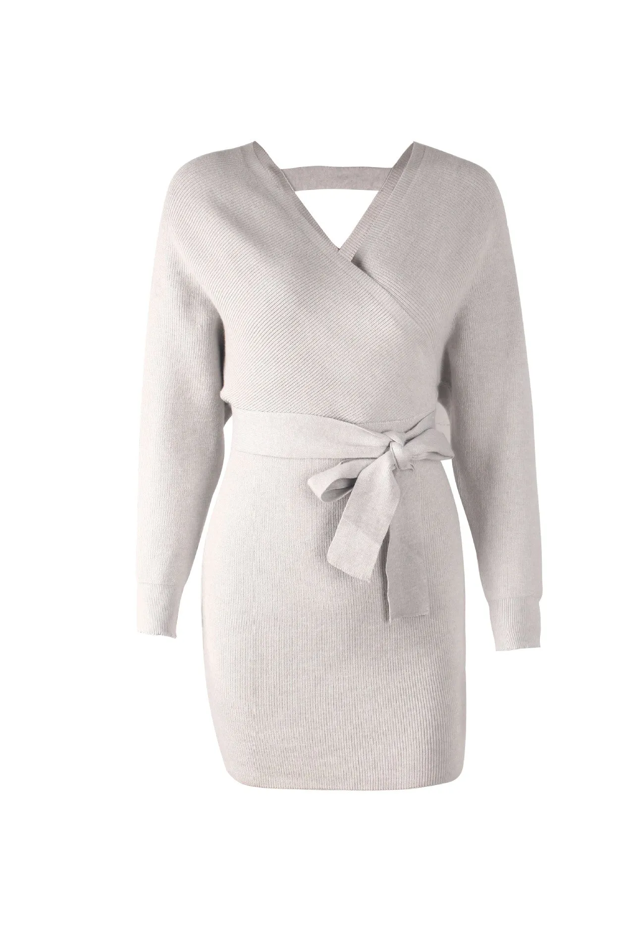 FOURBASIX Essential Knit Sweater Dress