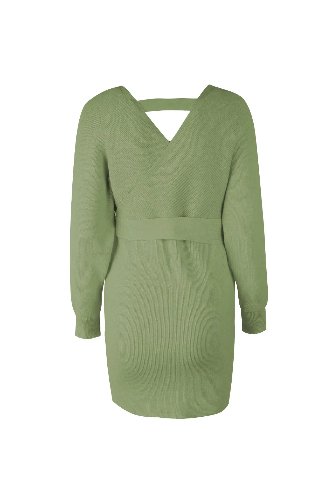 FOURBASIX Essential Knit Sweater Dress