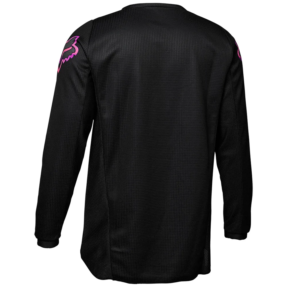 FOX YOUTH GIRLS BLACKOUT JERSEY [BLACK/PINK]