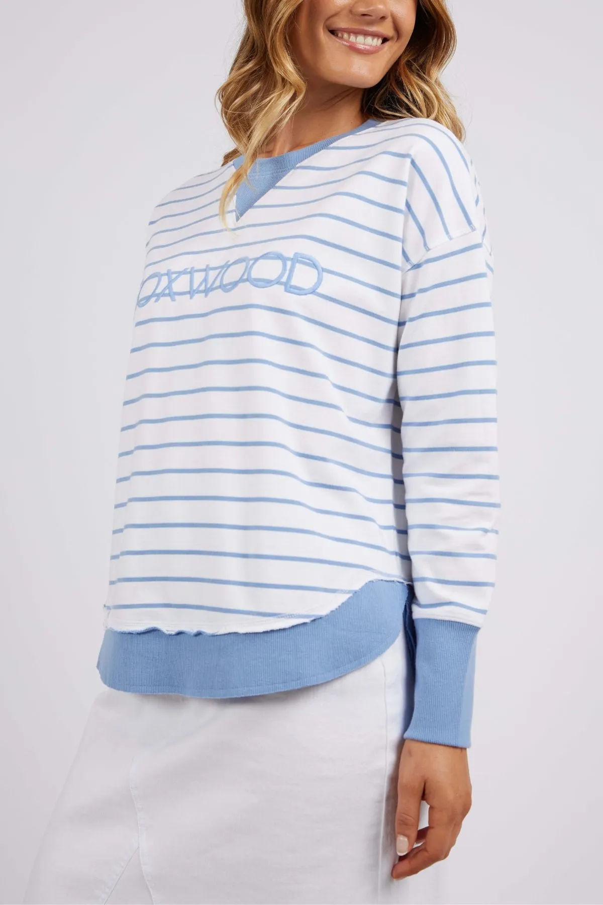 Foxwood Simplified Stripe Crew