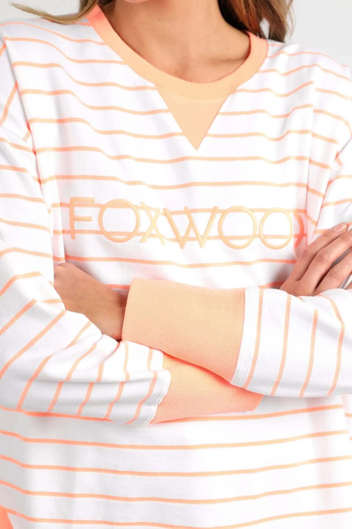 Foxwood Simplified Stripe Crew