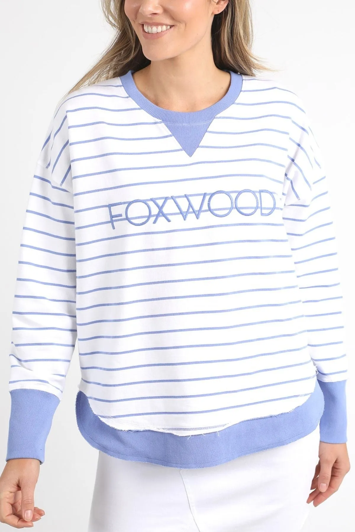 Foxwood Simplified Stripe Crew