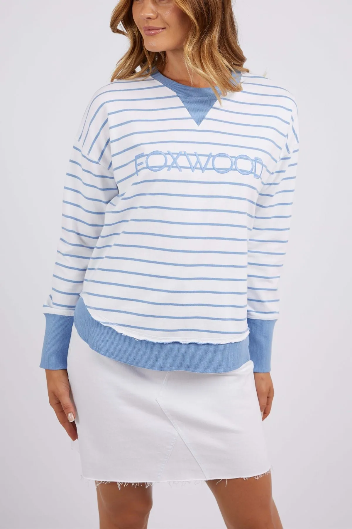 Foxwood Simplified Stripe Crew