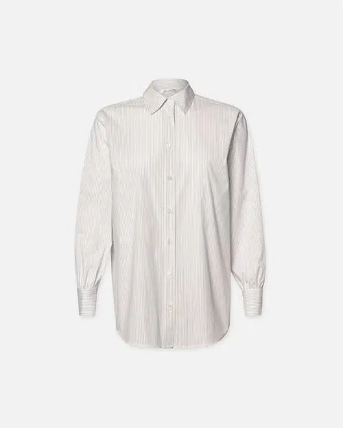 FRAME | The Borrowed Shirt | White Multi