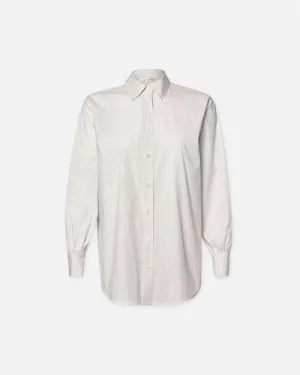 FRAME | The Borrowed Shirt | White Multi