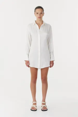 FREE FALL SHIRT DRESS | POWDER