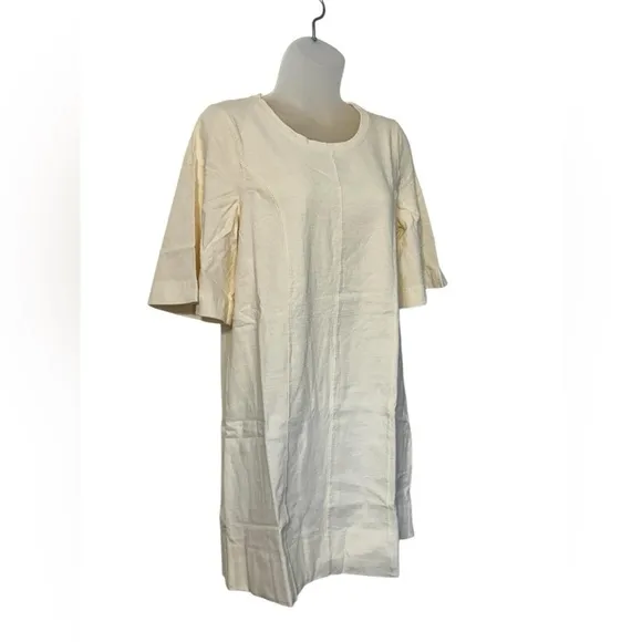 FREE PEOPLE Beach Portia Mini Dress Tofu Cream Tunic Medium NWT $68 MSRP