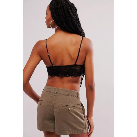 Free People Brown &quot;Billie&quot; Chino Shorts sz 6