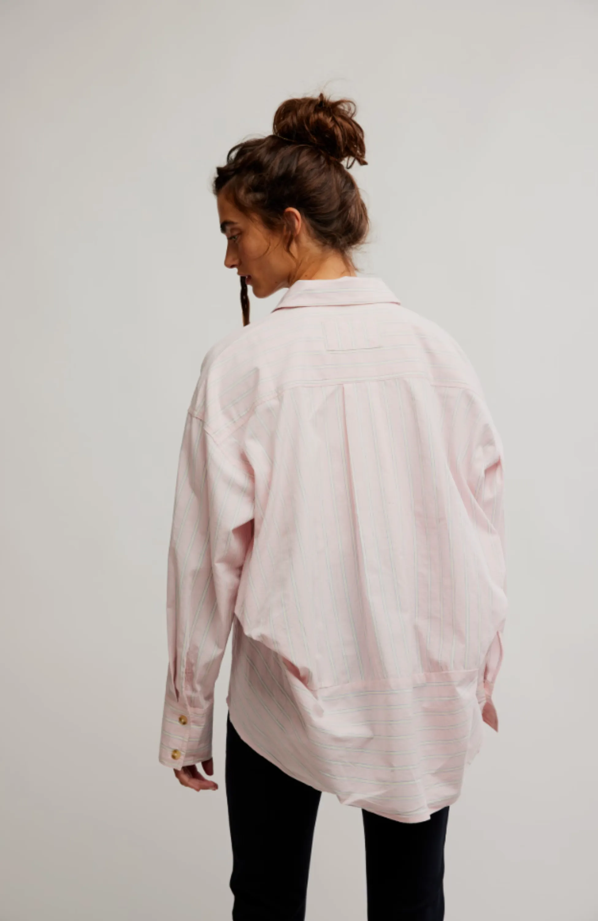 Free People - Striped Varsity Vibes Shirt