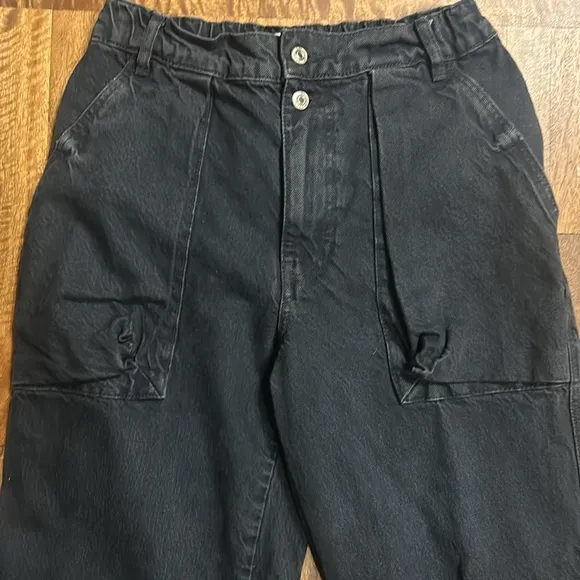 Free People We The Free Marx Slouchy Cargo Jeans Sz 25