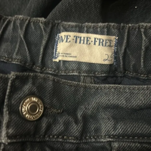 Free People We The Free Marx Slouchy Cargo Jeans Sz 25