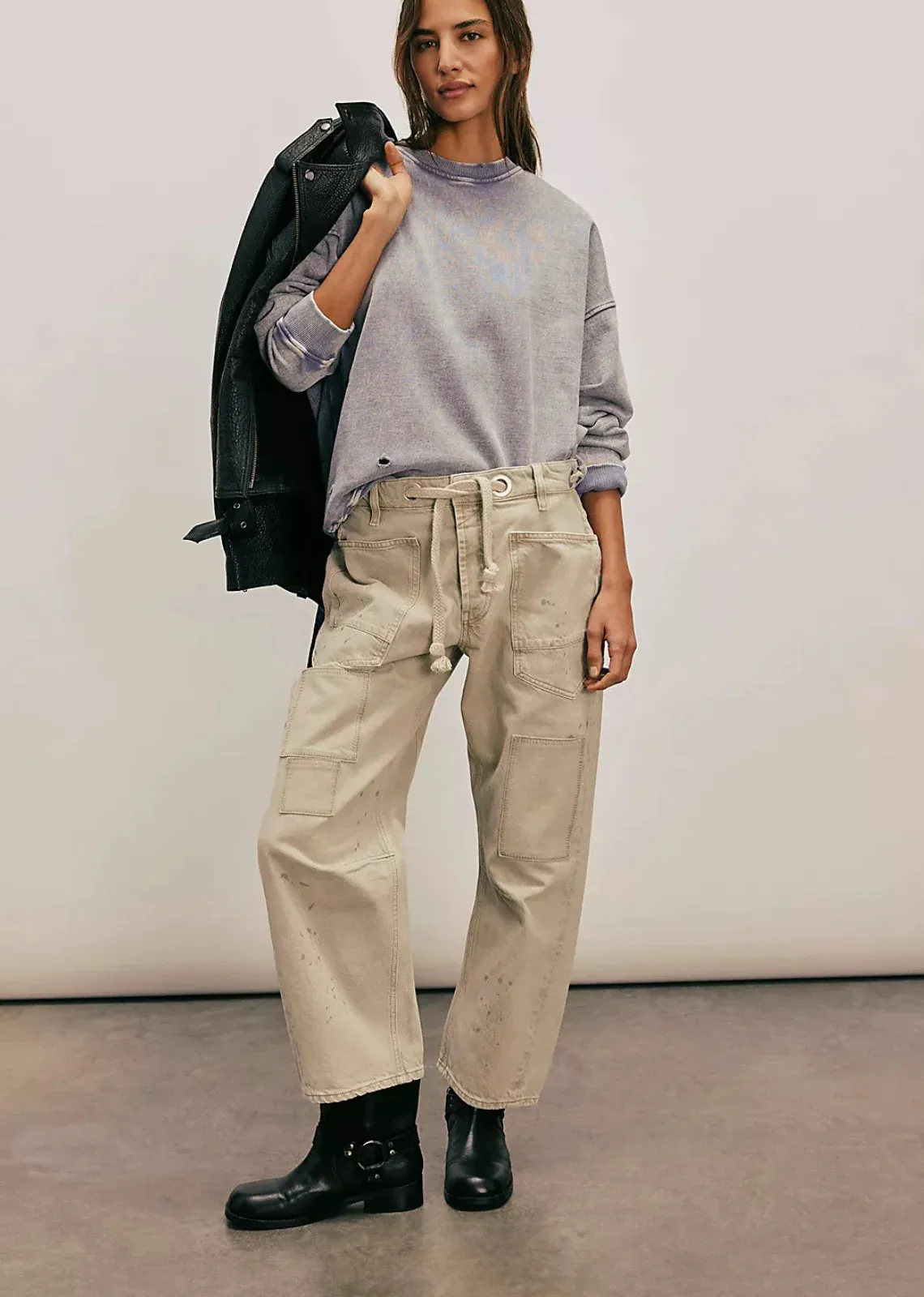 FREE PEOPLE- WOMEN'S MOXIE LOW SLUNG JEANS