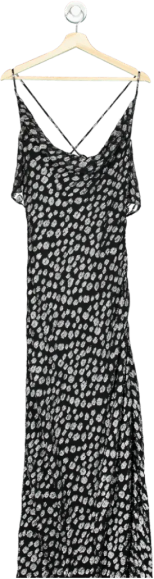 Friends Like These Black and White Maxi Dress UK 8