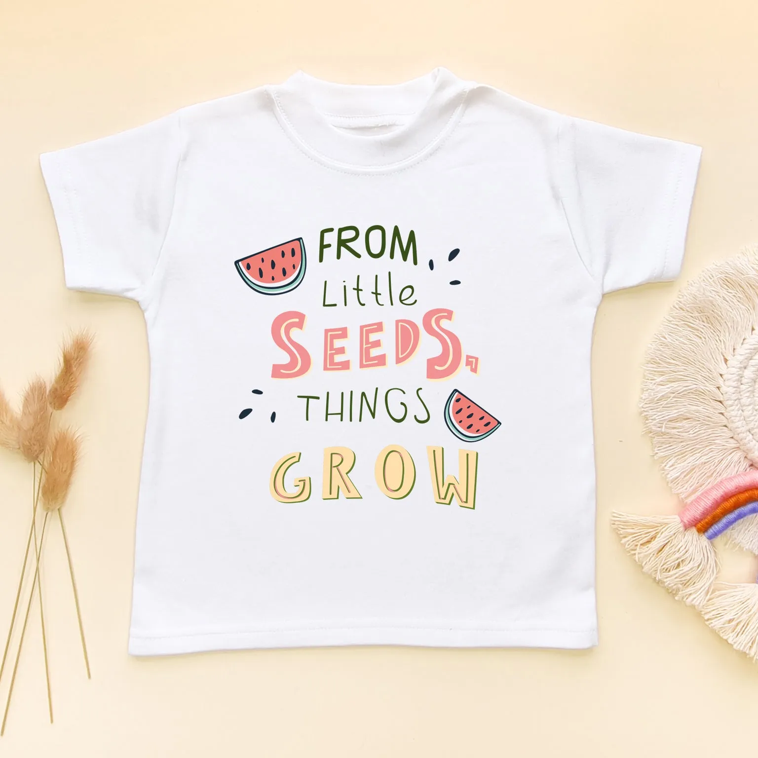 From Little Seeds Things Grow T Shirt