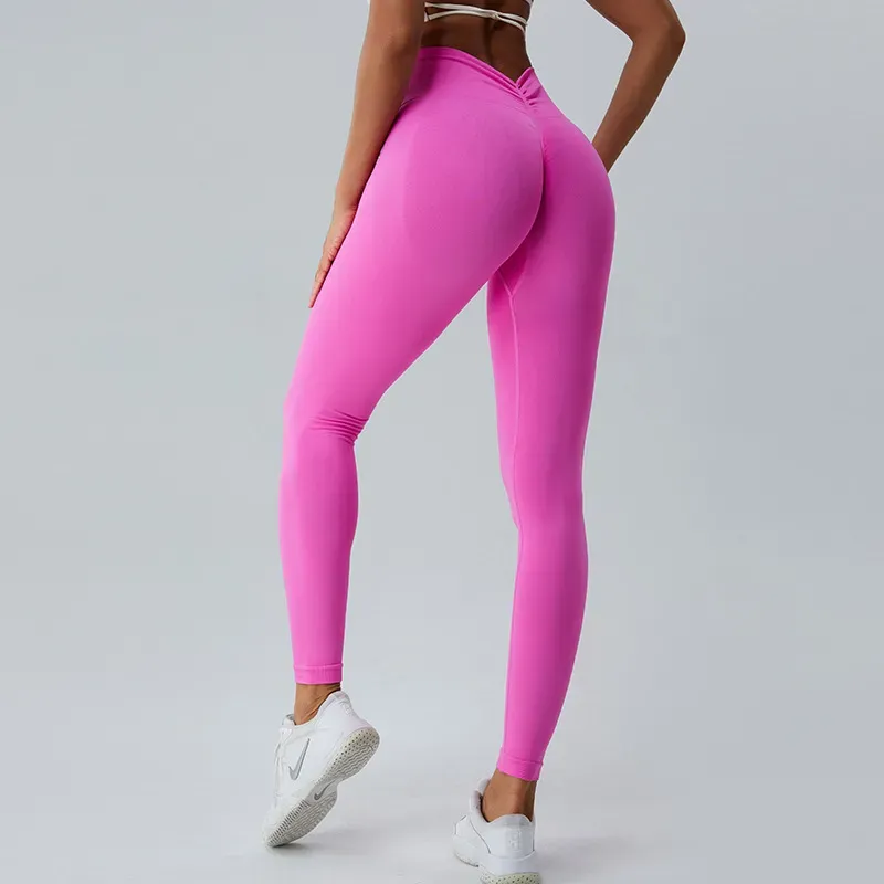 Frost High-Waist Seamless Scrunch Butt Leggings