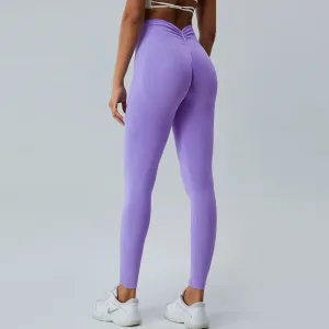 Frost High-Waist Seamless Scrunch Butt Leggings