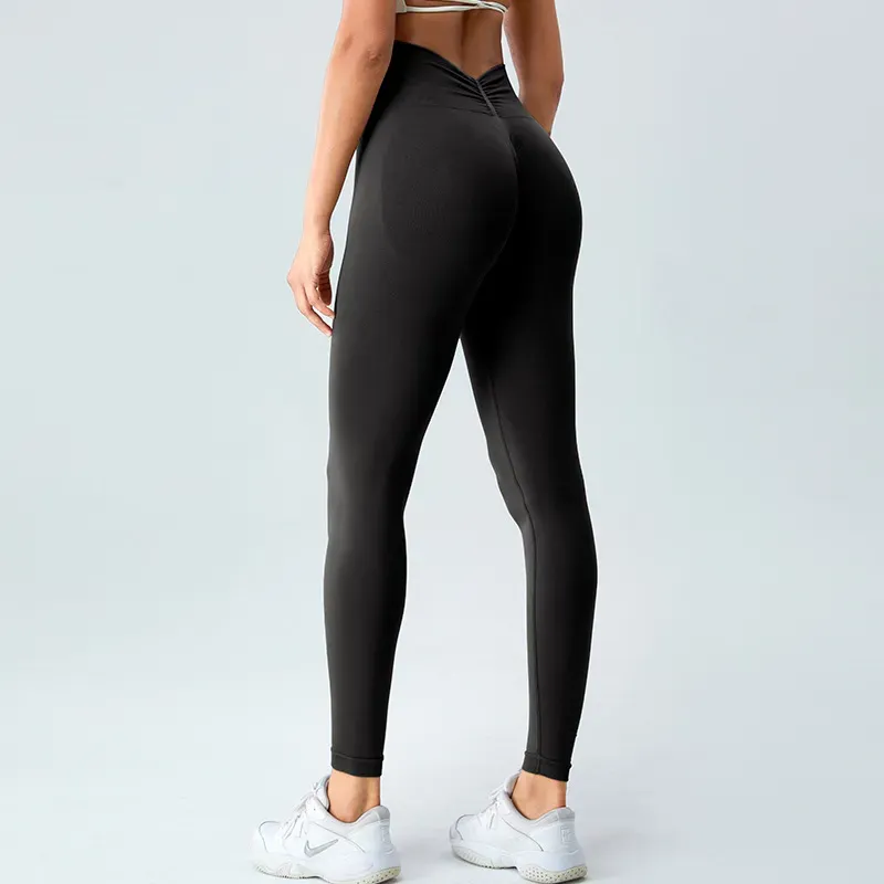 Frost High-Waist Seamless Scrunch Butt Leggings