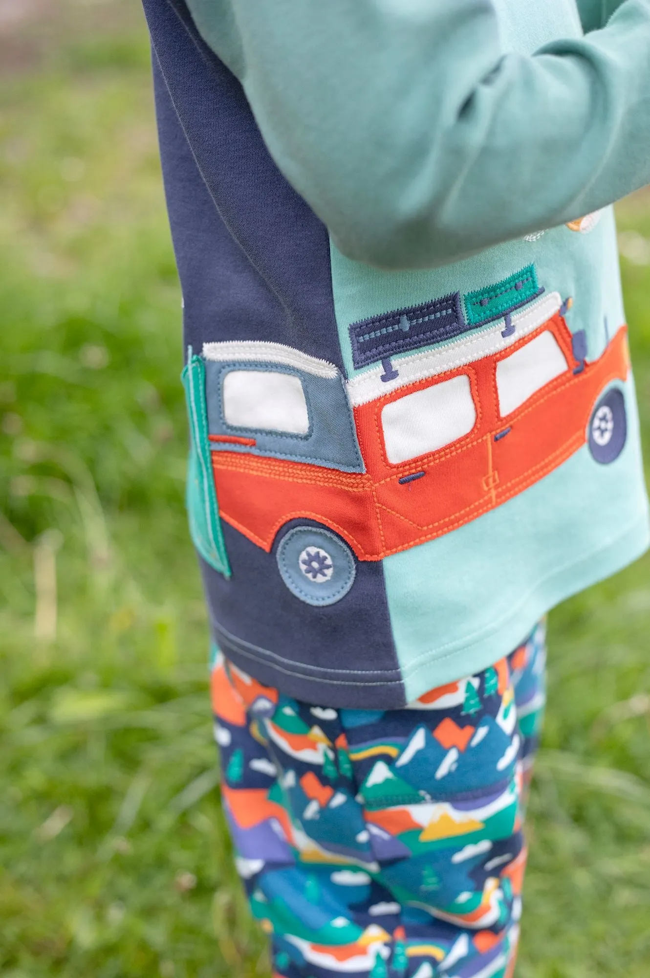 Frugi Albert Wrap Around Top 4X4 Camper