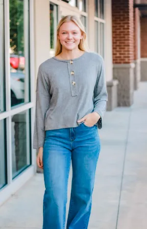 Full Throttle Grey Top