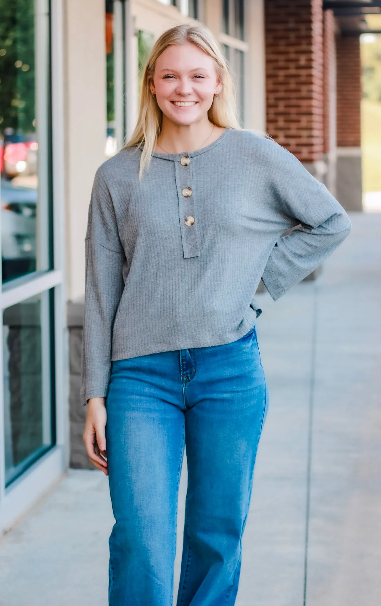 Full Throttle Grey Top