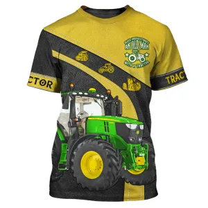 Funny Farmer - Never Underestimate An Old Man With A Tractor T-Shirt