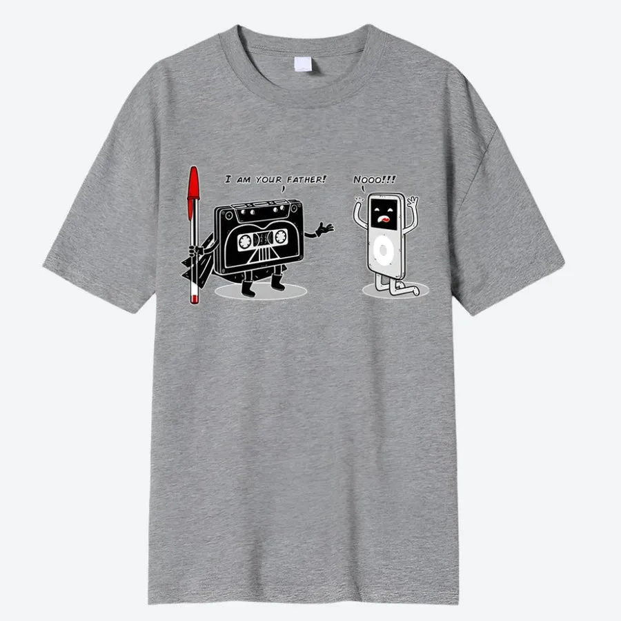 Funny Retro Tape Graphic T-Shirts