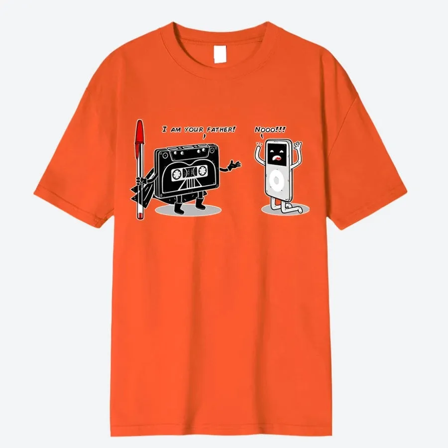 Funny Retro Tape Graphic T-Shirts