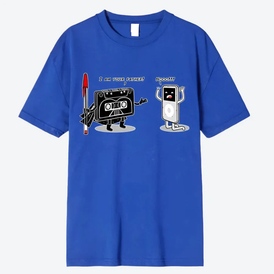 Funny Retro Tape Graphic T-Shirts