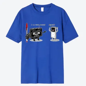 Funny Retro Tape Graphic T-Shirts