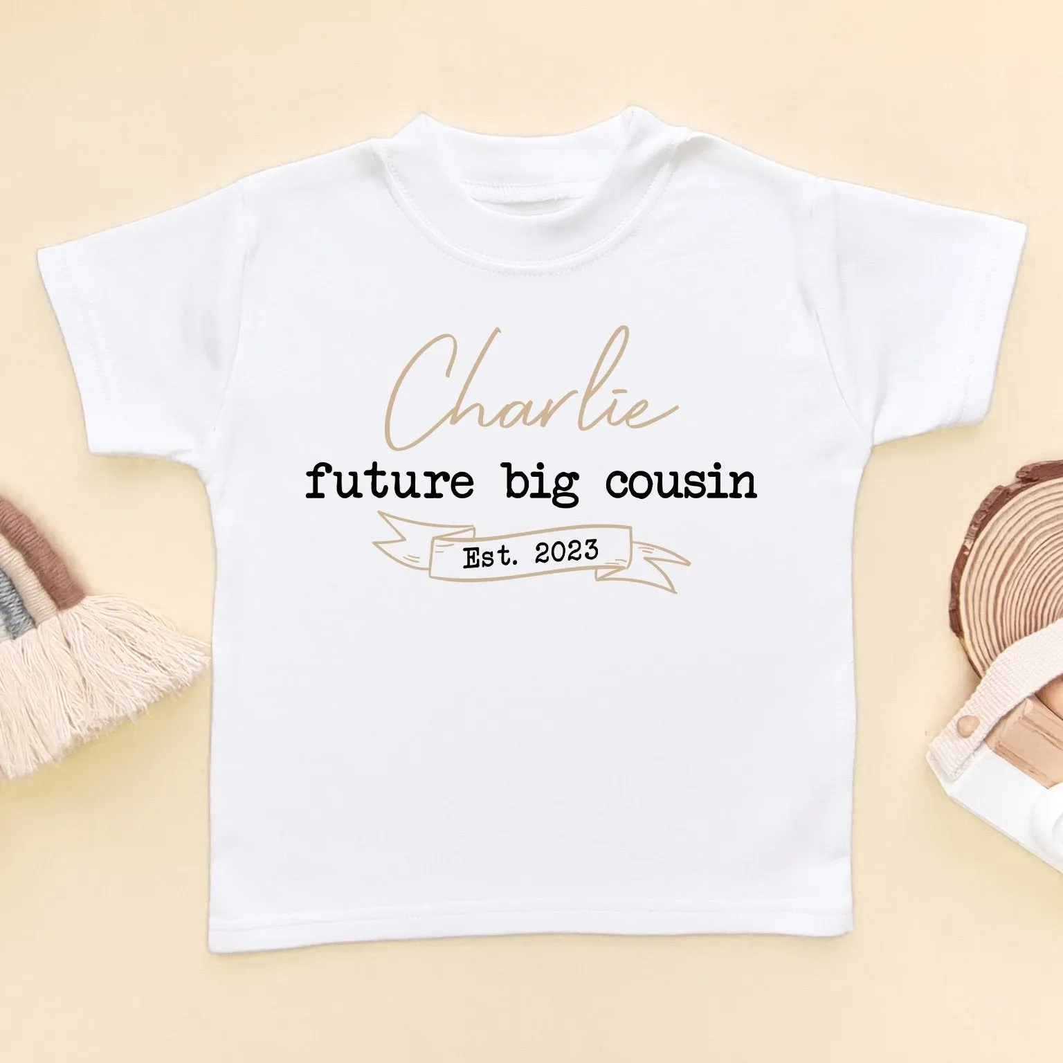 Future Big Cousin Personalised Toddler & Kids T Shirt