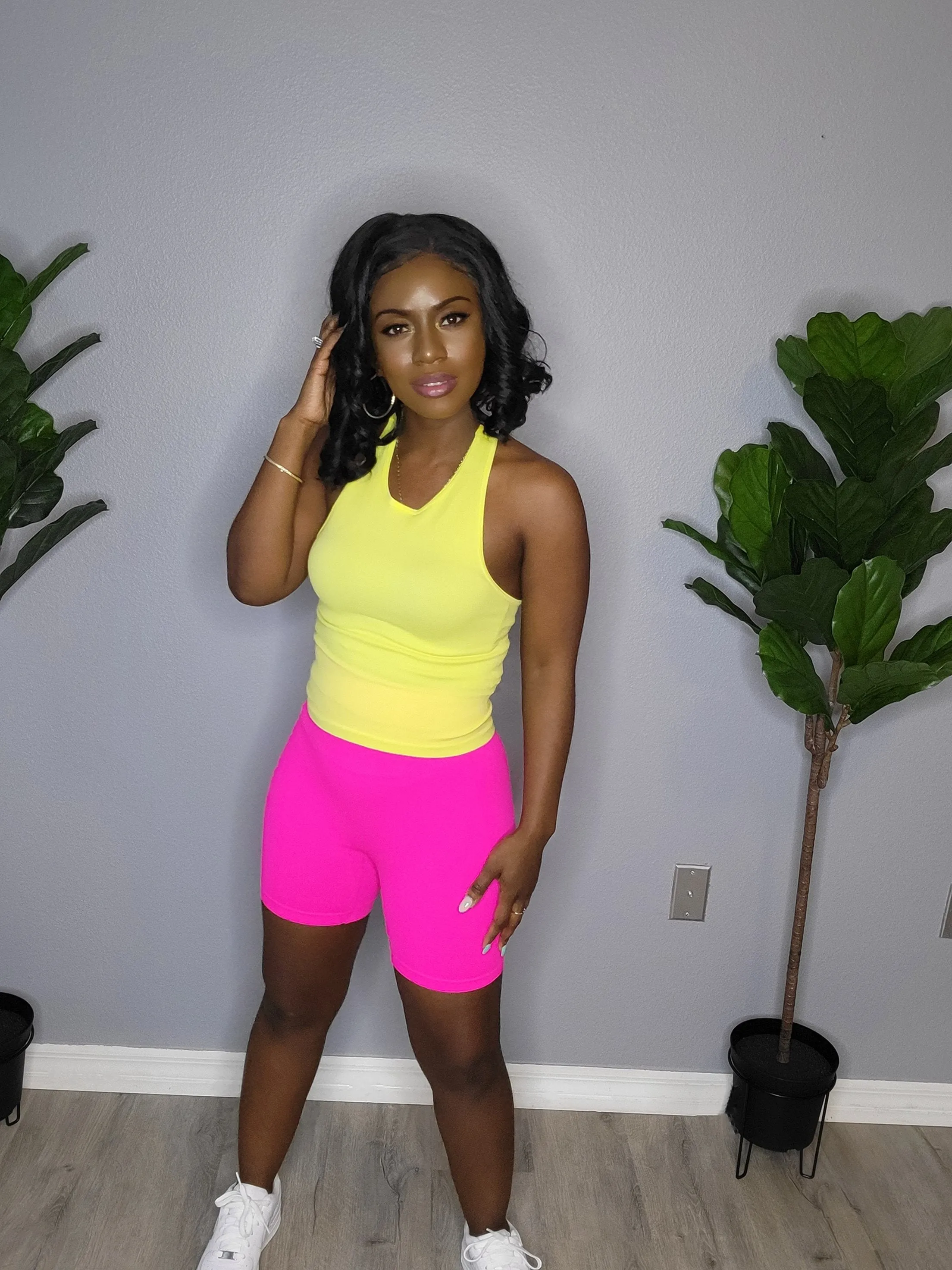 Gem Racerback Set (Lemon)
