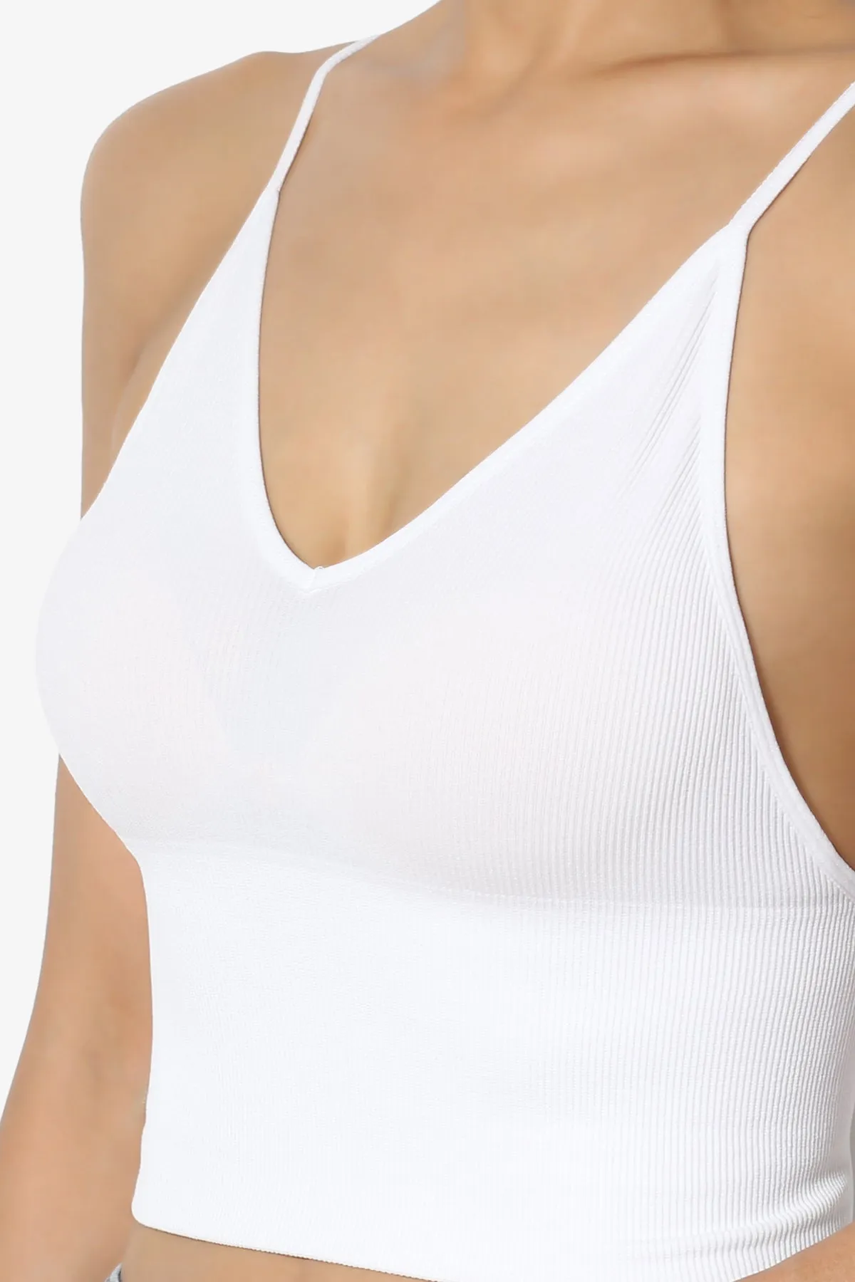 Gemmy Triangle V-Neck Crop Cami